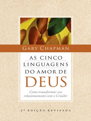 cover image of As cinco linguagens do amor de Deus